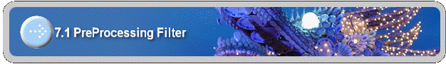 17.1 PreProcessing Filter