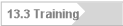 13.3 Training
