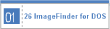 26 ImageFinder for DOS