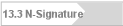 13.3 N-Signature
