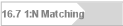 16.7 1:N Matching