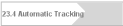 23.4 Automatic Tracking