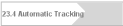 23.4 Automatic Tracking