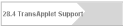 28.4 TransApplet Support
