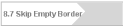 8.7 Skip Empty Border
